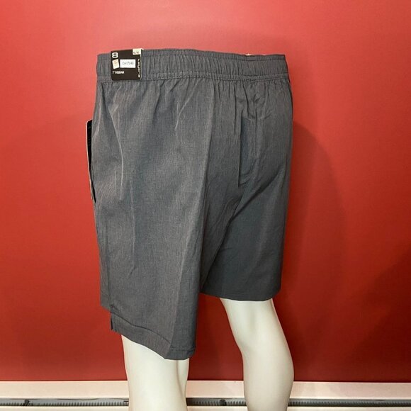 Layer 8 Men's Hybrid 7" Inseam Qwick-Dry Charcoal Shorts - Size XL (40-42) - NWT - Picture 2 of 4